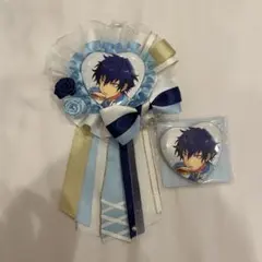 あんスタ　漣ジュン　ロゼット　缶バッジ付き