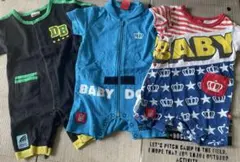 ベビードール　70 ロンパース　3点セットのサムネイル