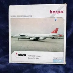 herpa 1/500 ノースウエスト航空 Boeing 747-400