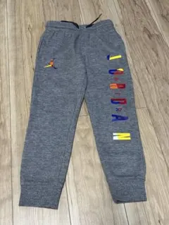 Jordan ロゴプリント ロングパンツ グレー　120
