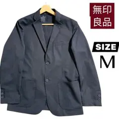 無印良品 テーラードジャケット 黒 Mのサムネイル