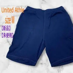 【新品】United Athle スウェット　ハーフパンツ　M ネイビーのサムネイル