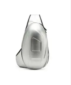 DIESEL ショルダーバッグ 1DR-POD Sling BAG シルバー