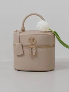 ダーリッチ Dモチーフバニティバッグ ベージュ 新品