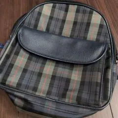 ジャクエツ　幼稚園　保育園リュック　バック　チェック柄