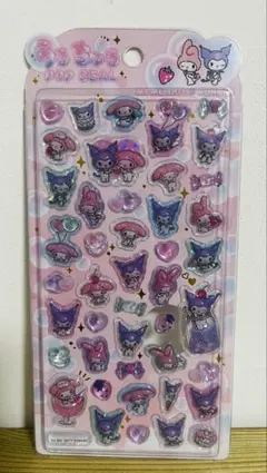 うるちゅるポップシール　サンリオ正規品　新品 マイメロ❤︎クロミ