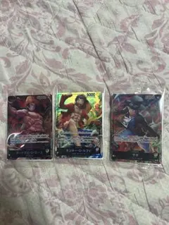 ワンピースカード ルフィ sec ロビンrパラレル ゾロ srパラレルセット