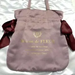 Maison de FLEUR ダブルリボントートバッグ ピンクのサムネイル