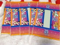 TDR 25周年記念★ ランチプレート？？5枚セット ディズニー