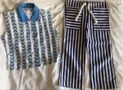 70’s USA vintage キッズ5-6サイズ古着　シャツ&パンツセットのサムネイル