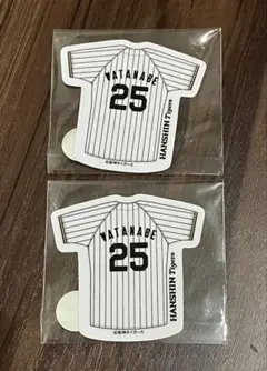 90周年 阪神タイガース チアフルくじ E賞 ステッカー 2枚セット 渡邉諒
