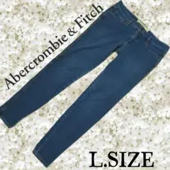 r60〚Abercrombie & Fitch〛 スキニーデニム Lサイズのサムネイル