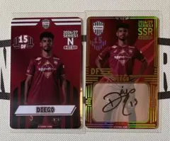 【2026/27】ヴィッセル神戸 オンサイトカード N＋SSR直筆サイン ジエゴ