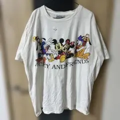 ね*れ様 90s USA製 ディズニー ミッキーアンドフレンズ シングルステッチ
