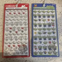 【正規品】エイリアン ＆ ベイマックス ボンボンドロップシールミニ 2枚セット