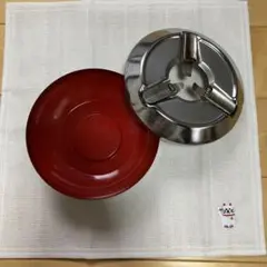 ステンレス灰皿 昭和レトロ