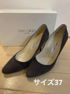 JIMMY CHOO スエード パンプス アンクルストラップ 35.5 - メルカリ