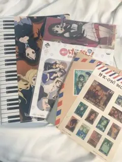 けいおん! クリアポスター　ノート　ステッカー　クリアファイル　セット