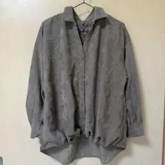 新品 トップス コーデュロイシャツ オープンシャツ M