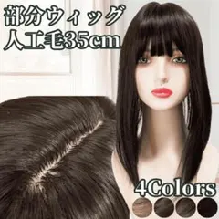 部分ウィッグ 前髪ウィッグ ヘアピース かつら カツラ 女性 断熱美人セミロング
