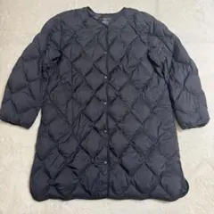美品UNIQLO750FPウルトラライトダウンリラックスコートレXXLブラック