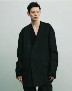 【美品】stein ノーカラージャケット Sサイズ 2026年最新】stein メンズ ノーカラージャケットの人気アイテム - メルカリ