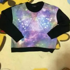 宇宙柄 トレーナー