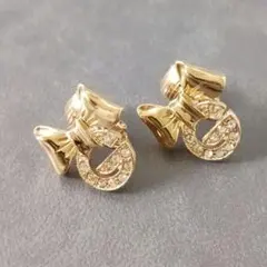 美品】ジバンシー GIVENCHYイヤリング 4Gロゴ ゴールド ヴィンテージ