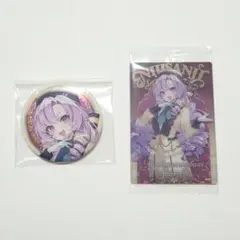 にじさんじ 缶バッジビスケット ウエハース　壱百満天原サロメ