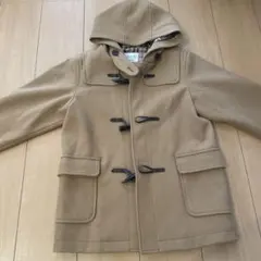 グローバルワーク　140 ベージュ フード付きダッフルコート