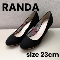 RANDA ヒール パンプス ブラック 23cmのサムネイル