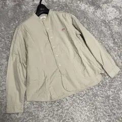 ダントン バンドカラーシャツ 34長袖 ベージュ