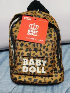 BABYDOLL リュック型ポーチ ヒョウ柄のサムネイル