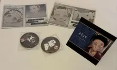 鬼滅の刃 ダイニング くじ 缶バッジ　メタリック ポストカード 狛治 恋雪