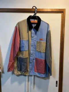 【美品】UNIVERSAL OVERALL マルチカラーコーデュロイカバーオール