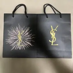 YSL 黒い紙袋 2個セット　ショッパー