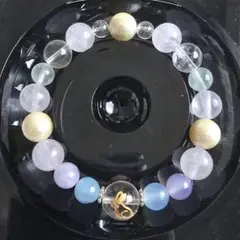 天然石 多色ビーズブレスレット