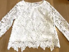 H&M  長袖　レース　トップス