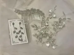 《結婚式》新婦用アクセサリー3点セット！