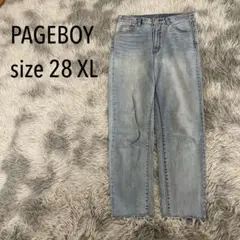 PAGEBOY ページボーイ ハイウエスト ストレートデニム パンツ 28 XLのサムネイル