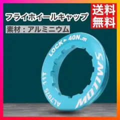 【残り2点】フライホイールキャップ フライホイールカバー ブルー 自転車のサムネイル