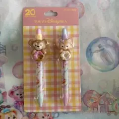ダッフィー　リーナべル　ボールペンセット　ダッフィーフレンズフィルドウィズジョイ