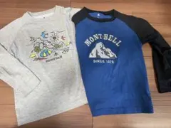 mont-bell モンベル　130長袖Tシャツ2枚セット
