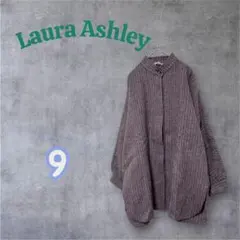 Laura Ashley ローラアシュレイ　比翼ボタン　ハーフコート　9のサムネイル