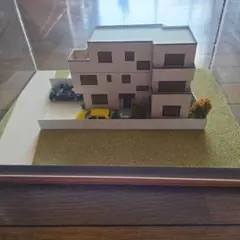 ル・コルビュジエ 模型 母の家 小さな家 白模型 1/100 コルビジェ