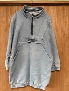 XGIRL デニムブルー ハーフジップジャケット S