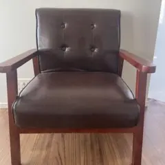 合皮チェア　ヴィンテージ