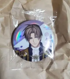 刀剣乱舞 10周年 アニメイトカフェ 跪坐 台紙付き 缶バッジ へし切