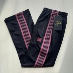 needles ニードルス　トラックパンツ　ブラック/ピンク 2025年最新】needles トラックパンツ ピンクの人気アイテム
