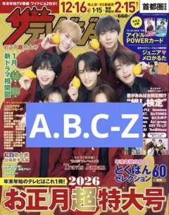 【購入前コメント必須】 A.B.C-Z ザテレビジョン 切り抜き 抜けなし